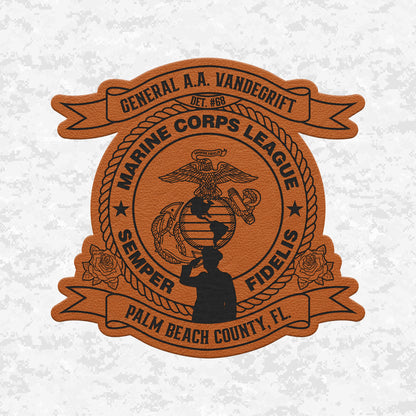 Marine Corps League | General A.A. Vandegrift Detachment #68 | Leather Patch