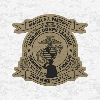 Marine Corps League | General A.A. Vandegrift Detachment #68 | Leather Patch