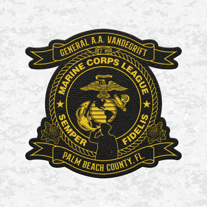 Marine Corps League | General A.A. Vandegrift Detachment #68 | Leather Patch