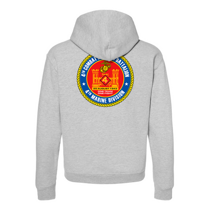 4th Combat Engineer Battalion Unit ¨One Team, One Fight¨ Hoodie  #1