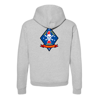 1st Reconnaissance Battalion Unit ¨Swift, Silent, Deadly¨ Hoodie