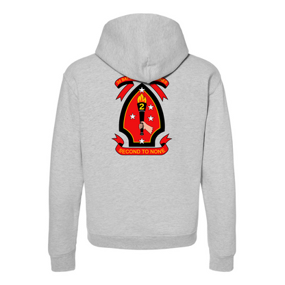 2nd Battalion 2nd Marines Unit ¨Warlords¨ Hoodies #2