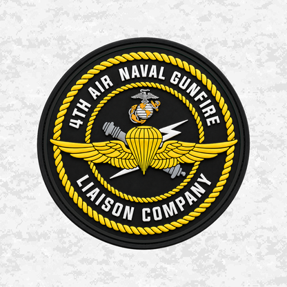 4th ANGLICO Unit (Color) #1 | PVC Patch | Velcro Backed