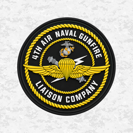 4th ANGLICO Unit (Color) | PVC Patch | Velcro Backed