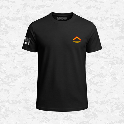 Born in a Bar, Special USMC Ranks Edition, T-Shirt