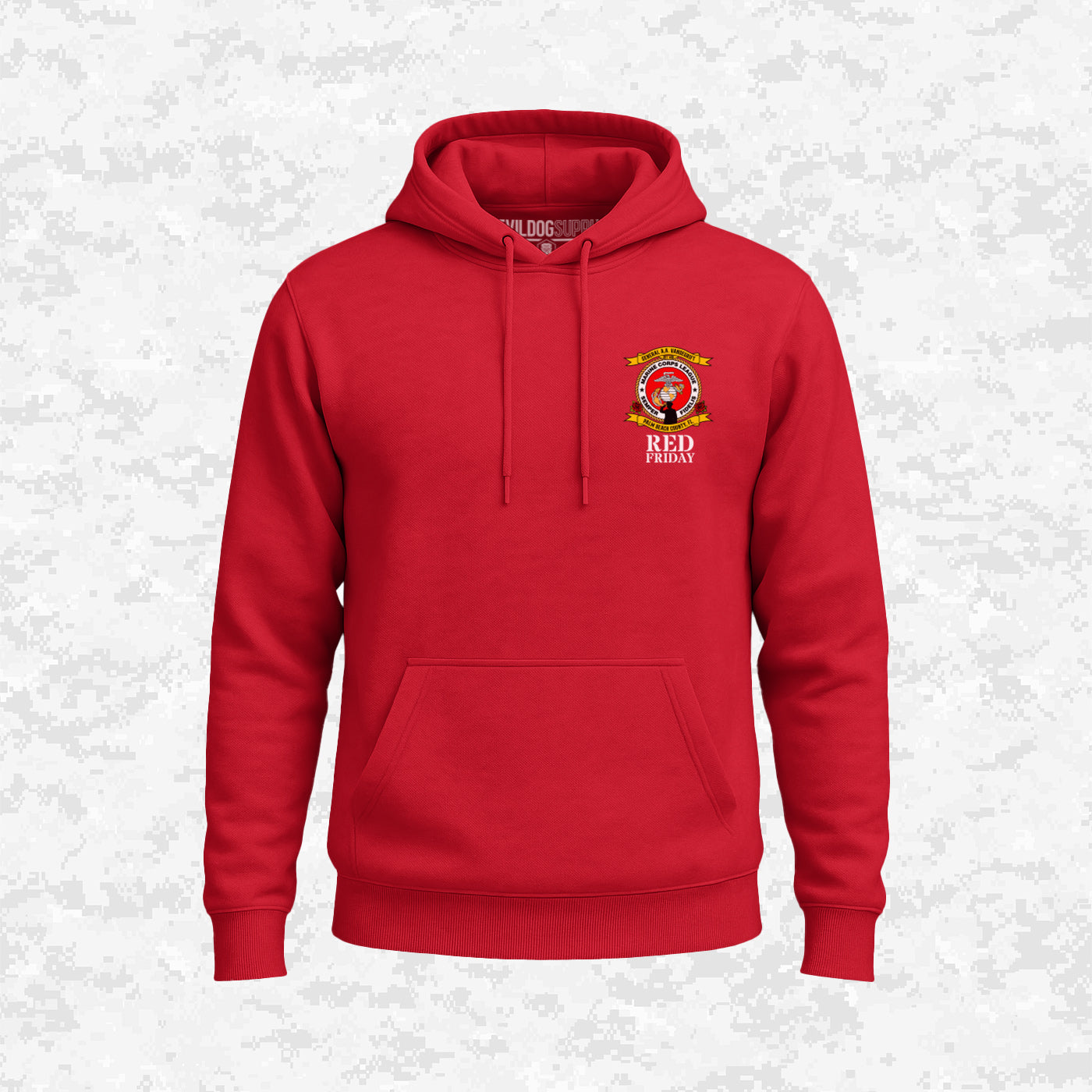 RED FRIDAY | DET. #68 GENERAL A.A. VANDEGRIFT | Hoodie