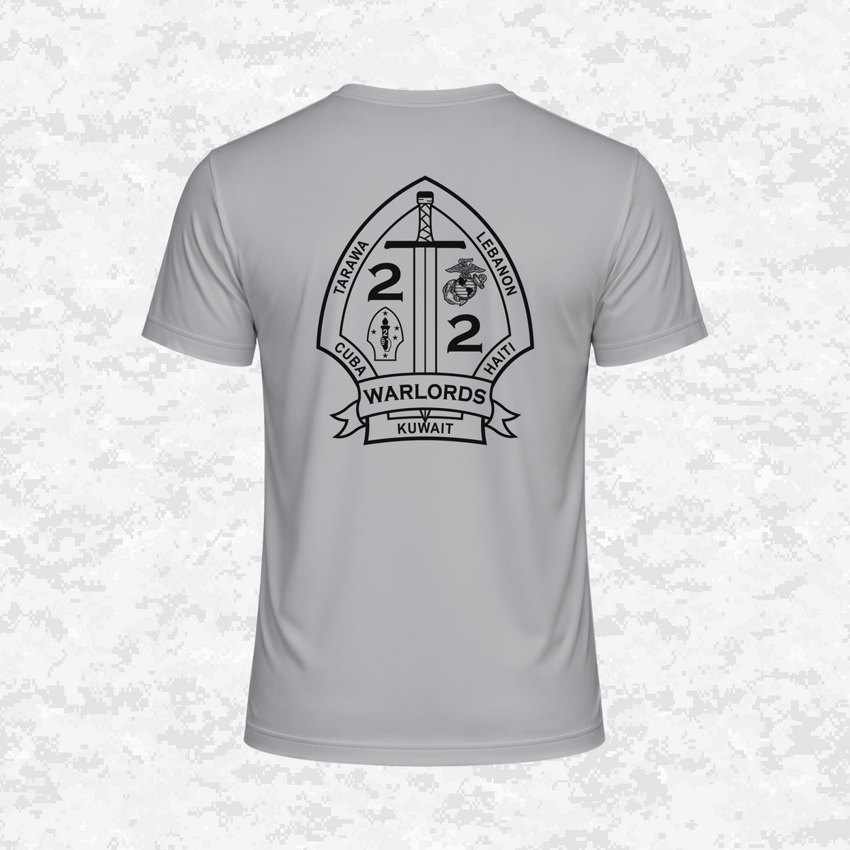 2nd Battalion 2nd Marines Unit "Warlords" Classic Edition #3 | DRIFIT Shirt