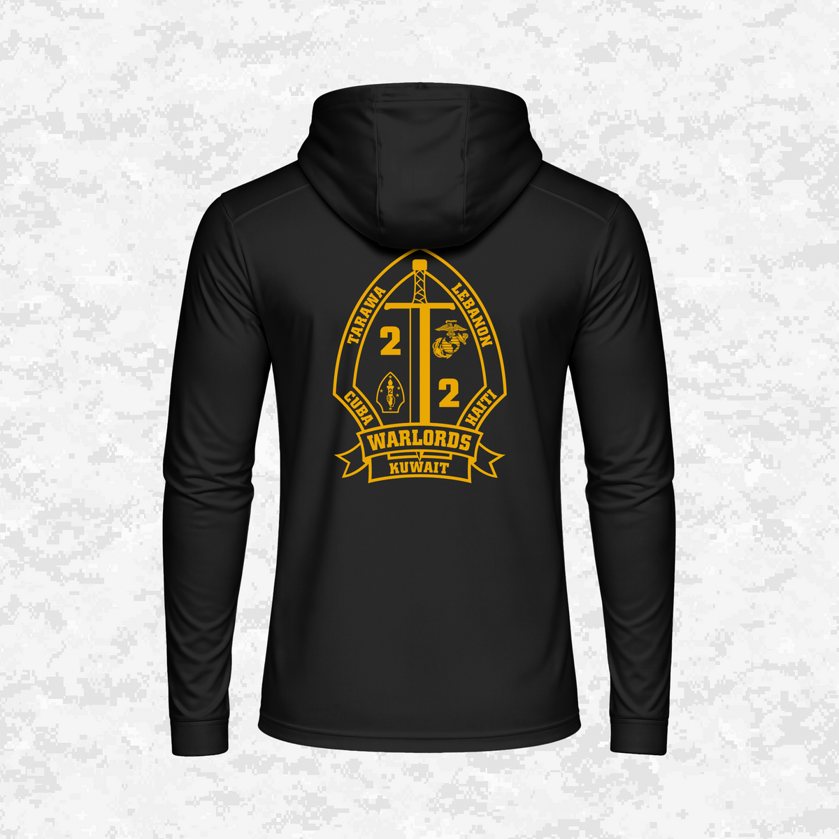 2nd Battalion 2nd Marines Unit "Warlords" #4 | DRIFIT Long sleeve, Hoodie