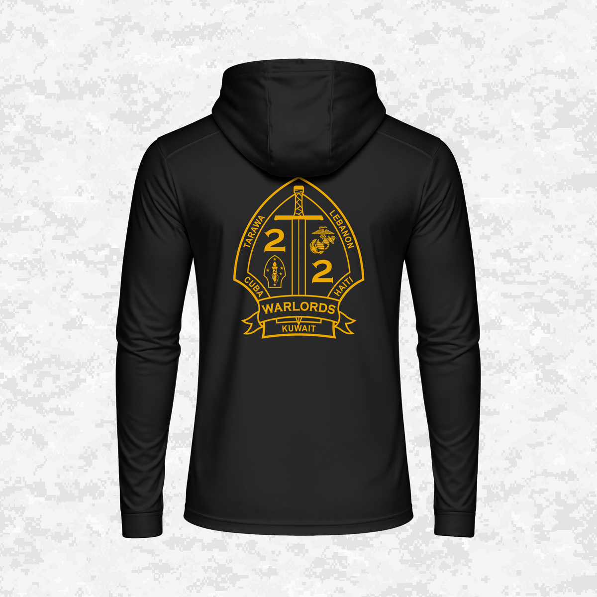 2nd Battalion 2nd Marines Unit "Warlords" Classic Edition #3 | DRIFIT Long sleeve, Hoodie