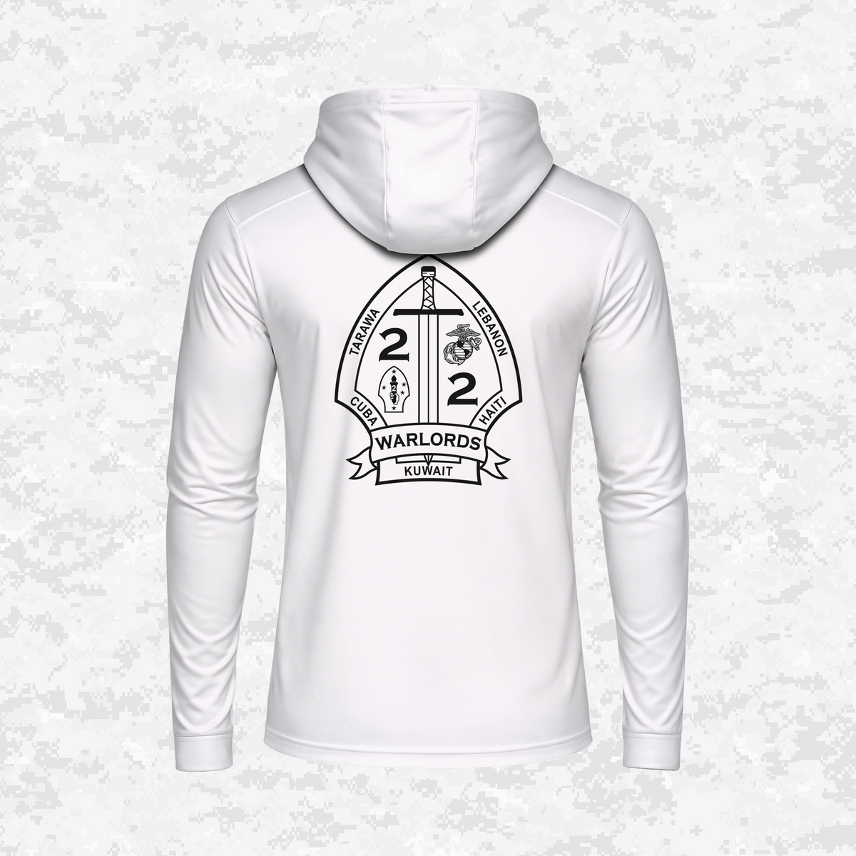 2nd Battalion 2nd Marines Unit "Warlords" Classic Edition #3 | DRIFIT Long sleeve, Hoodie