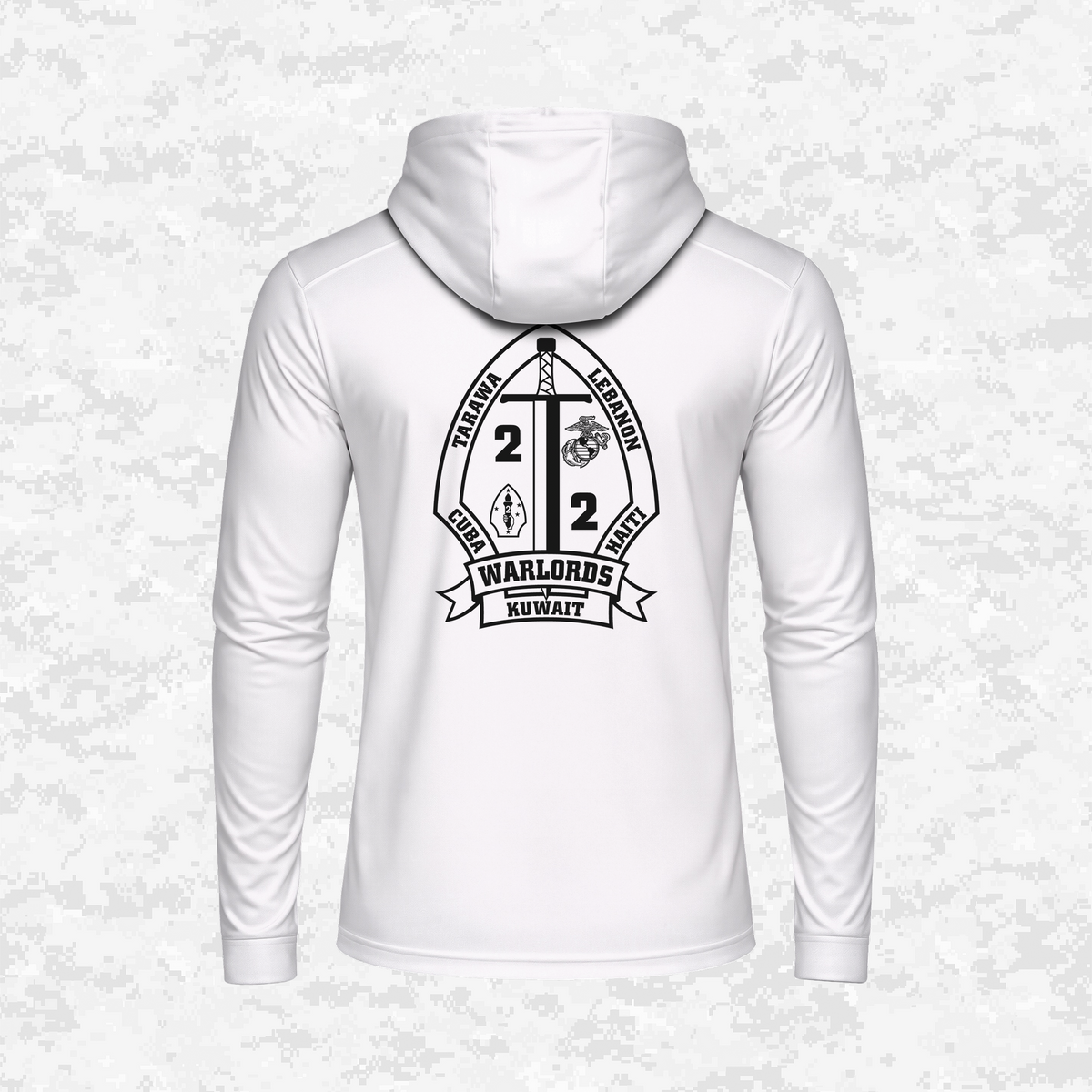 2nd Battalion 2nd Marines Unit "Warlords" #4 | DRIFIT Long sleeve, Hoodie