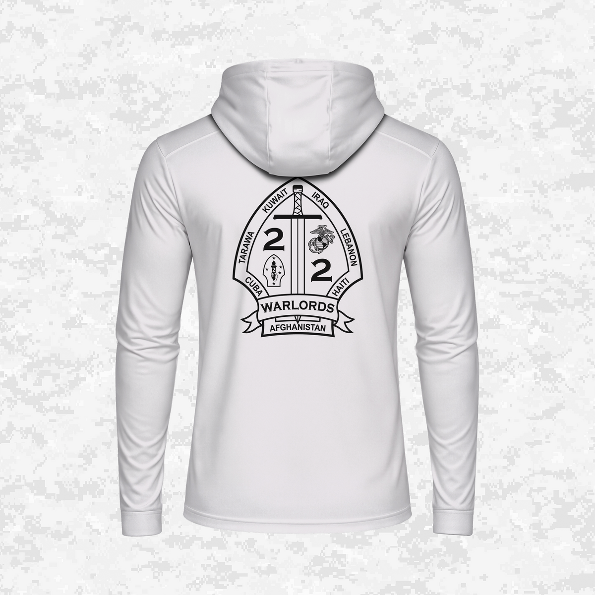 2nd Battalion 2nd Marines Unit "Warlords" Classic Edition #1 | DRIFIT Long sleeve, Hoodie