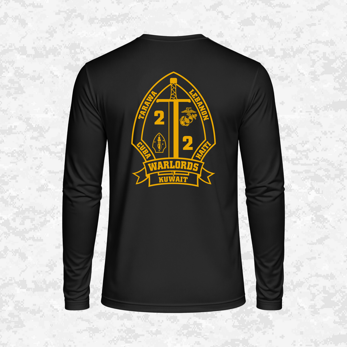 2nd Battalion 2nd Marines Unit "Warlords" #4 | DRIFIT Long sleeve, Hoodie