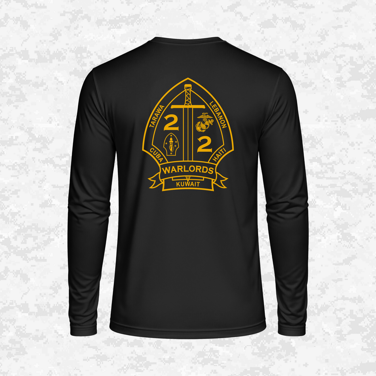 2nd Battalion 2nd Marines Unit "Warlords" Classic Edition #3 | DRIFIT Long sleeve, Hoodie