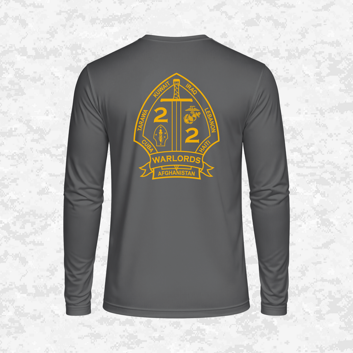 2nd Battalion 2nd Marines Unit "Warlords" Classic Edition #1 | DRIFIT Long sleeve, Hoodie