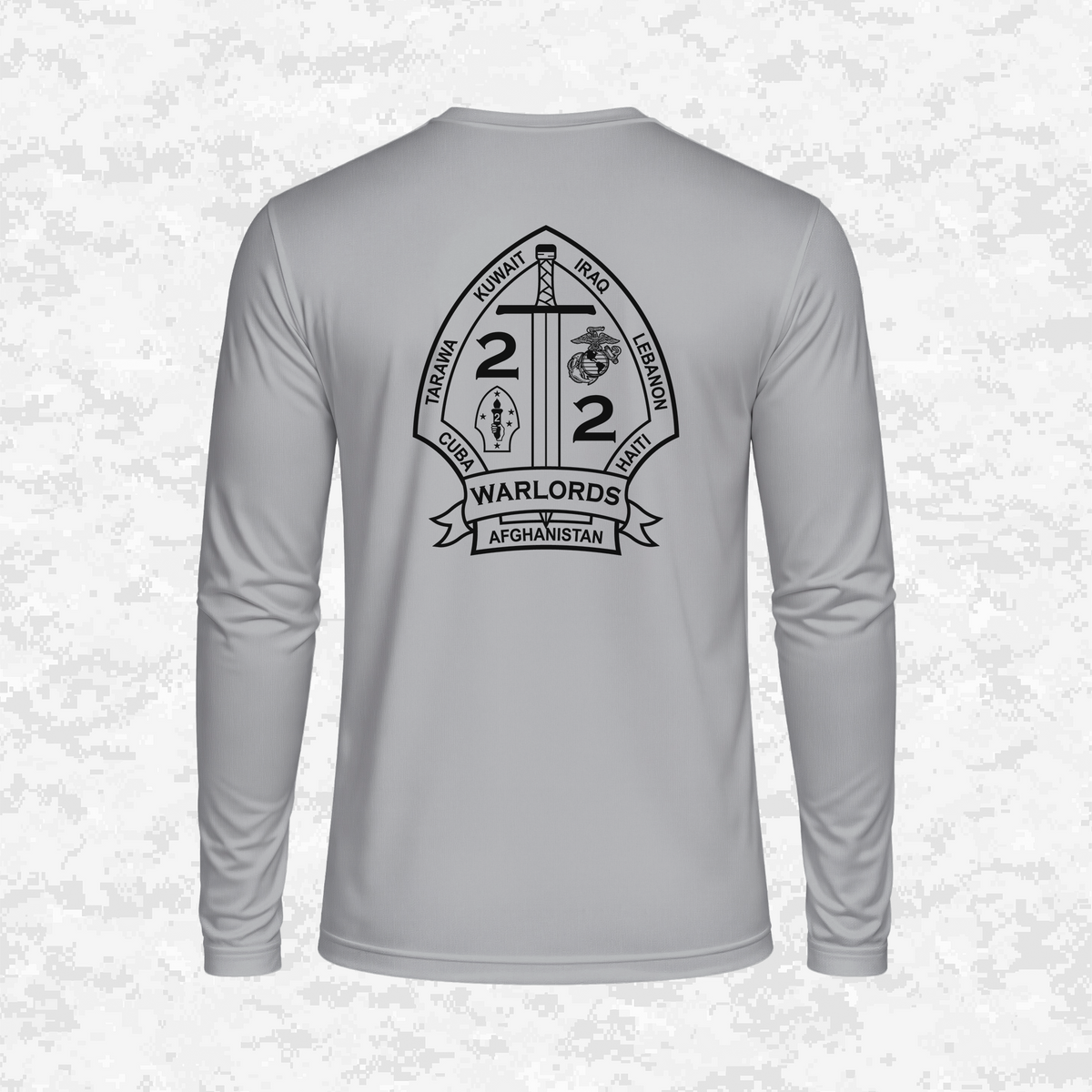 2nd Battalion 2nd Marines Unit "Warlords" Classic Edition #1 | DRIFIT Long sleeve, Hoodie