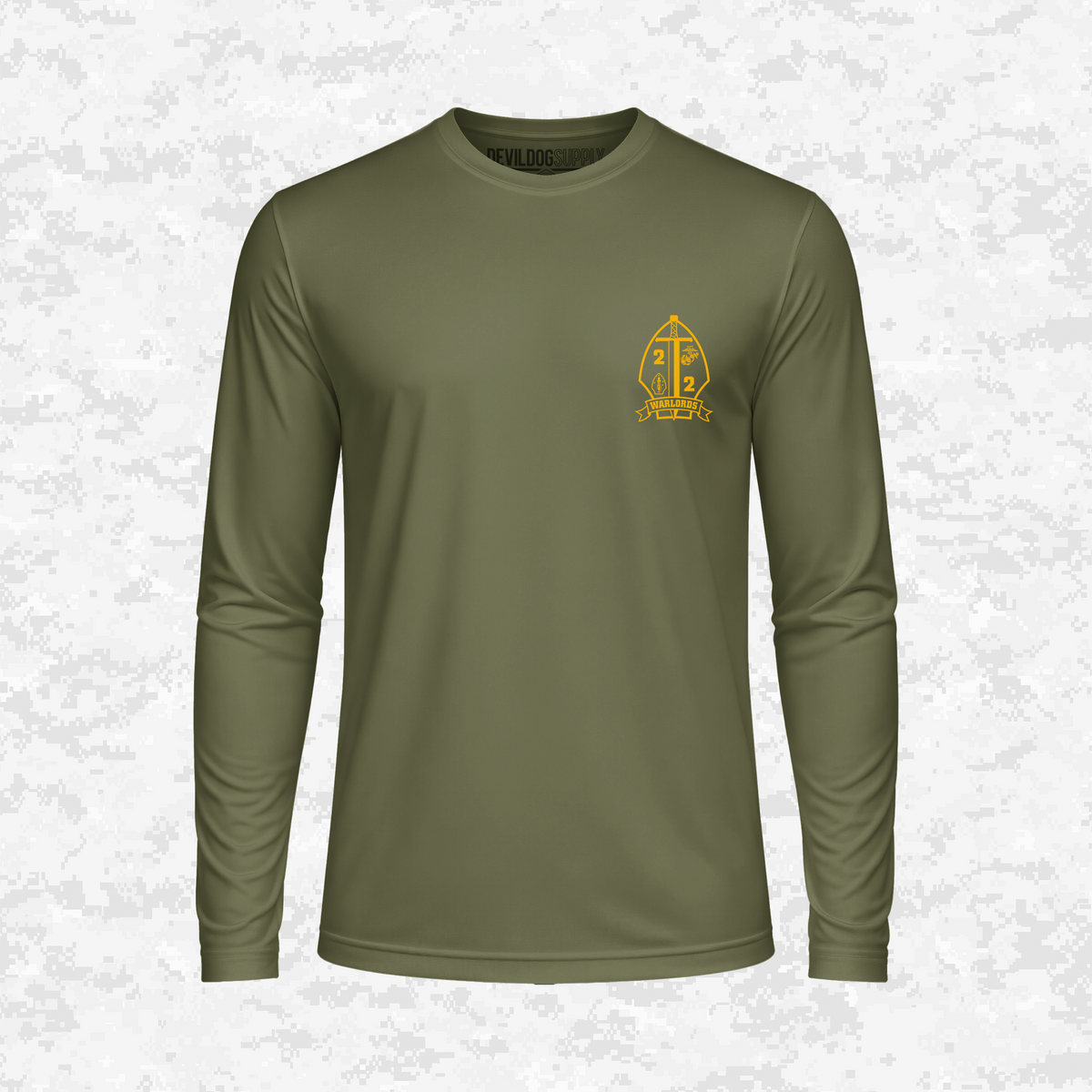 2nd Battalion 2nd Marines Unit "Warlords" #4 | DRIFIT Long sleeve, Hoodie
