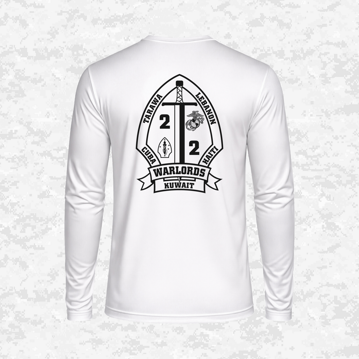 2nd Battalion 2nd Marines Unit "Warlords" #4 | DRIFIT Long sleeve, Hoodie