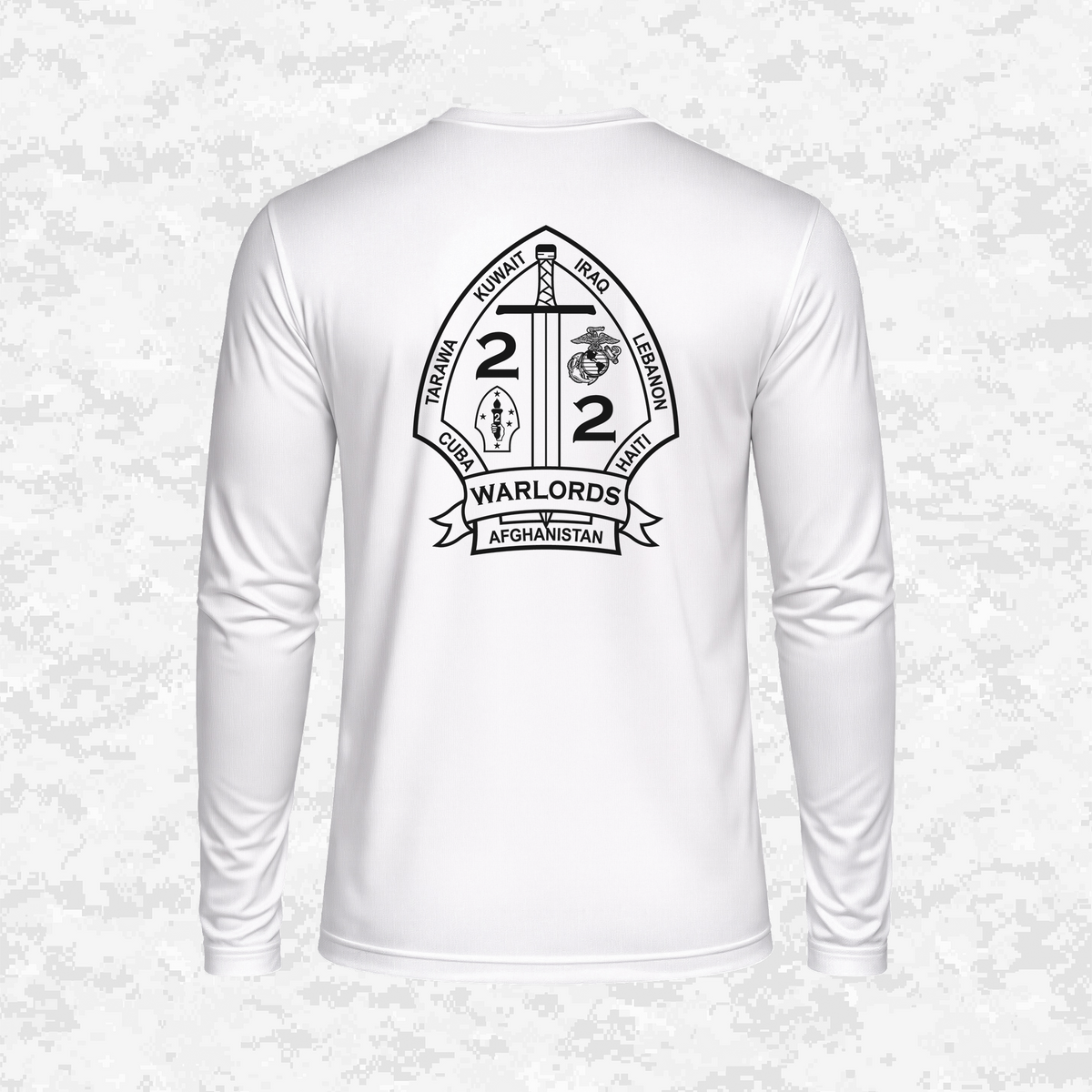2nd Battalion 2nd Marines Unit "Warlords" Classic Edition #1 | DRIFIT Long sleeve, Hoodie