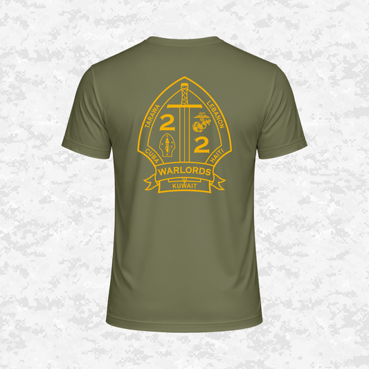 2nd Battalion 2nd Marines Unit "Warlords" Classic Edition #3 | DRIFIT Shirt