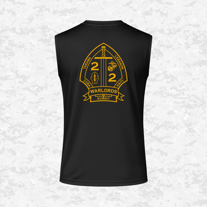 2nd Battalion 2nd Marines Unit "Warlords" Classic Edition #3 | DRIFIT Sleeveless, Tank, Sleeveless Hoodie