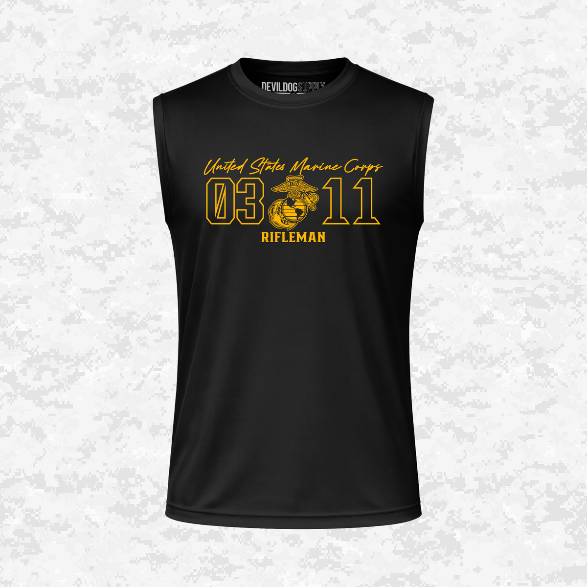 MOS 0311 Rifleman | DRIFIT Sleeveless, Tank, Sleeveless Hoodie