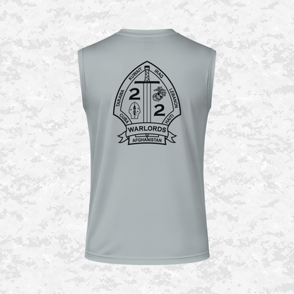 2nd Battalion 2nd Marines Unit "Warlords" Classic Edition #1 | DRIFIT Sleeveless, Tank, Sleeveless Hoodie