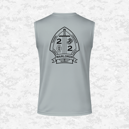 2nd Battalion 2nd Marines Unit "Warlords" Classic Edition #3 | DRIFIT Sleeveless, Tank, Sleeveless Hoodie