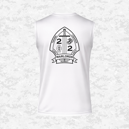 2nd Battalion 2nd Marines Unit "Warlords" Classic Edition #3 | DRIFIT Sleeveless, Tank, Sleeveless Hoodie