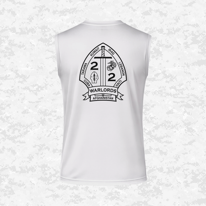 2nd Battalion 2nd Marines Unit "Warlords" Classic Edition #1 | DRIFIT Sleeveless, Tank, Sleeveless Hoodie