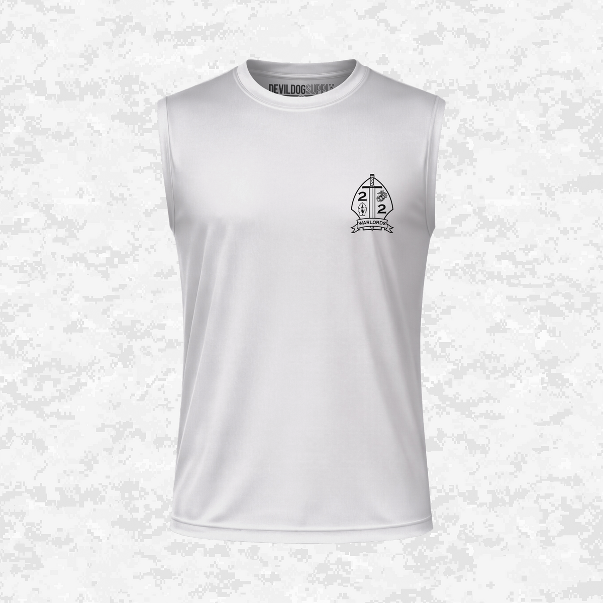 2nd Battalion 2nd Marines Unit "Warlords" Classic Edition #3 | DRIFIT Sleeveless, Tank, Sleeveless Hoodie