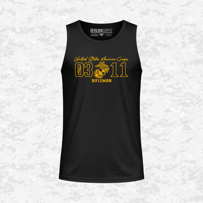 MOS 0311 Rifleman | DRIFIT Sleeveless, Tank, Sleeveless Hoodie