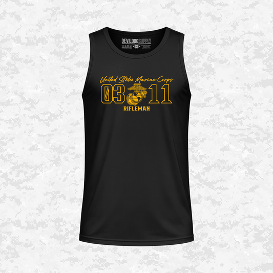 MOS 0311 Rifleman | DRIFIT Sleeveless, Tank, Sleeveless Hoodie