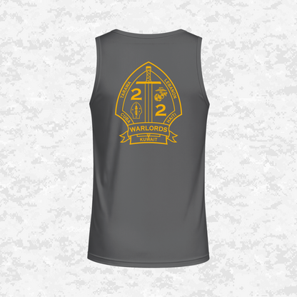 2nd Battalion 2nd Marines Unit "Warlords" Classic Edition #3 | DRIFIT Sleeveless, Tank, Sleeveless Hoodie