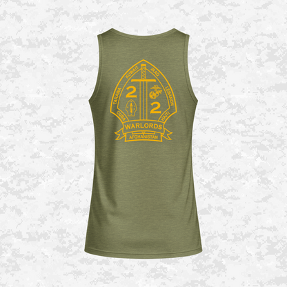 2nd Battalion 2nd Marines Unit "Warlords" Classic Edition #1 | DRIFIT Sleeveless, Tank, Sleeveless Hoodie