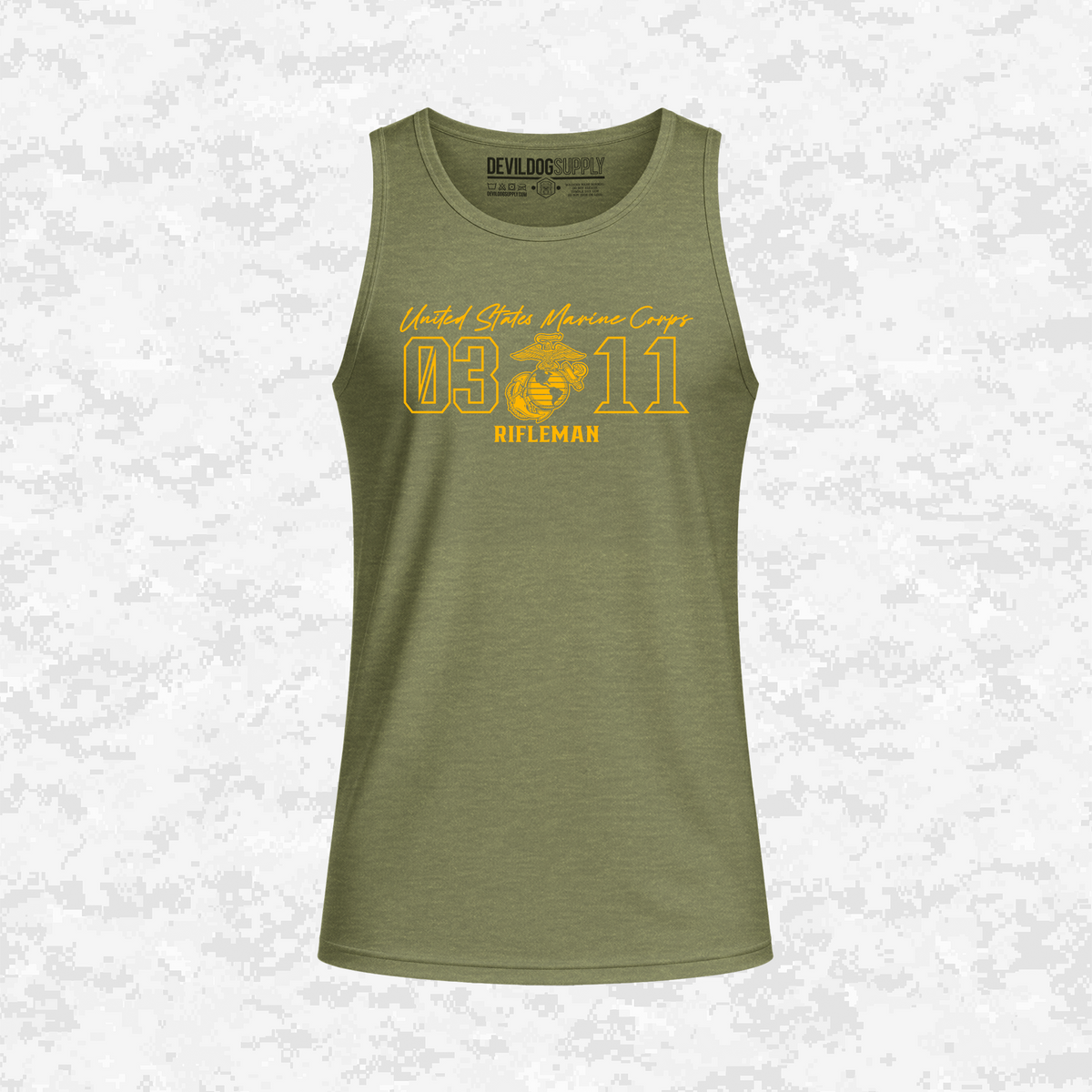 MOS 0311 Rifleman | DRIFIT Sleeveless, Tank, Sleeveless Hoodie