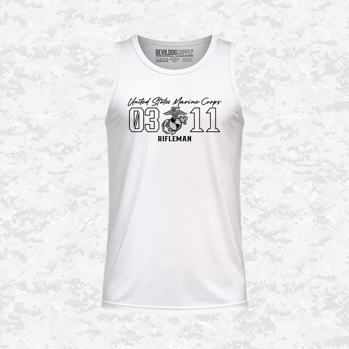 MOS 0311 Rifleman | DRIFIT Sleeveless, Tank, Sleeveless Hoodie