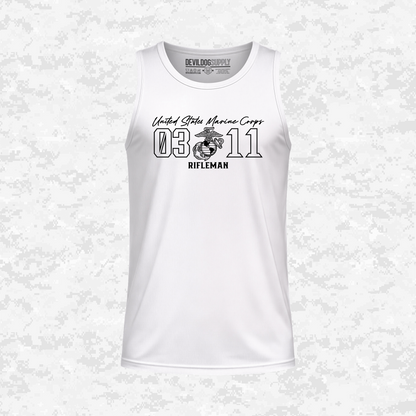 MOS 0311 Rifleman | DRIFIT Sleeveless, Tank, Sleeveless Hoodie