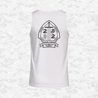 2nd Battalion 2nd Marines Unit "Warlords" Classic Edition #3 | DRIFIT Sleeveless, Tank, Sleeveless Hoodie