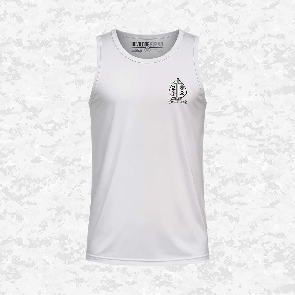 2nd Battalion 2nd Marines Unit "Warlords" Classic Edition #3 | DRIFIT Sleeveless, Tank, Sleeveless Hoodie