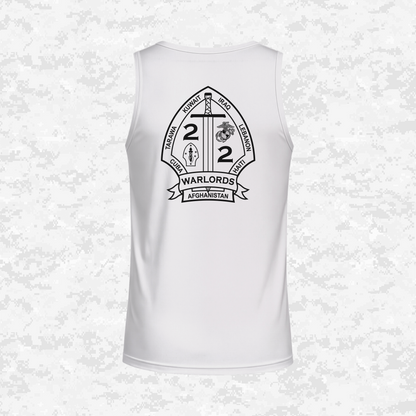 2nd Battalion 2nd Marines Unit "Warlords" Classic Edition #1 | DRIFIT Sleeveless, Tank, Sleeveless Hoodie