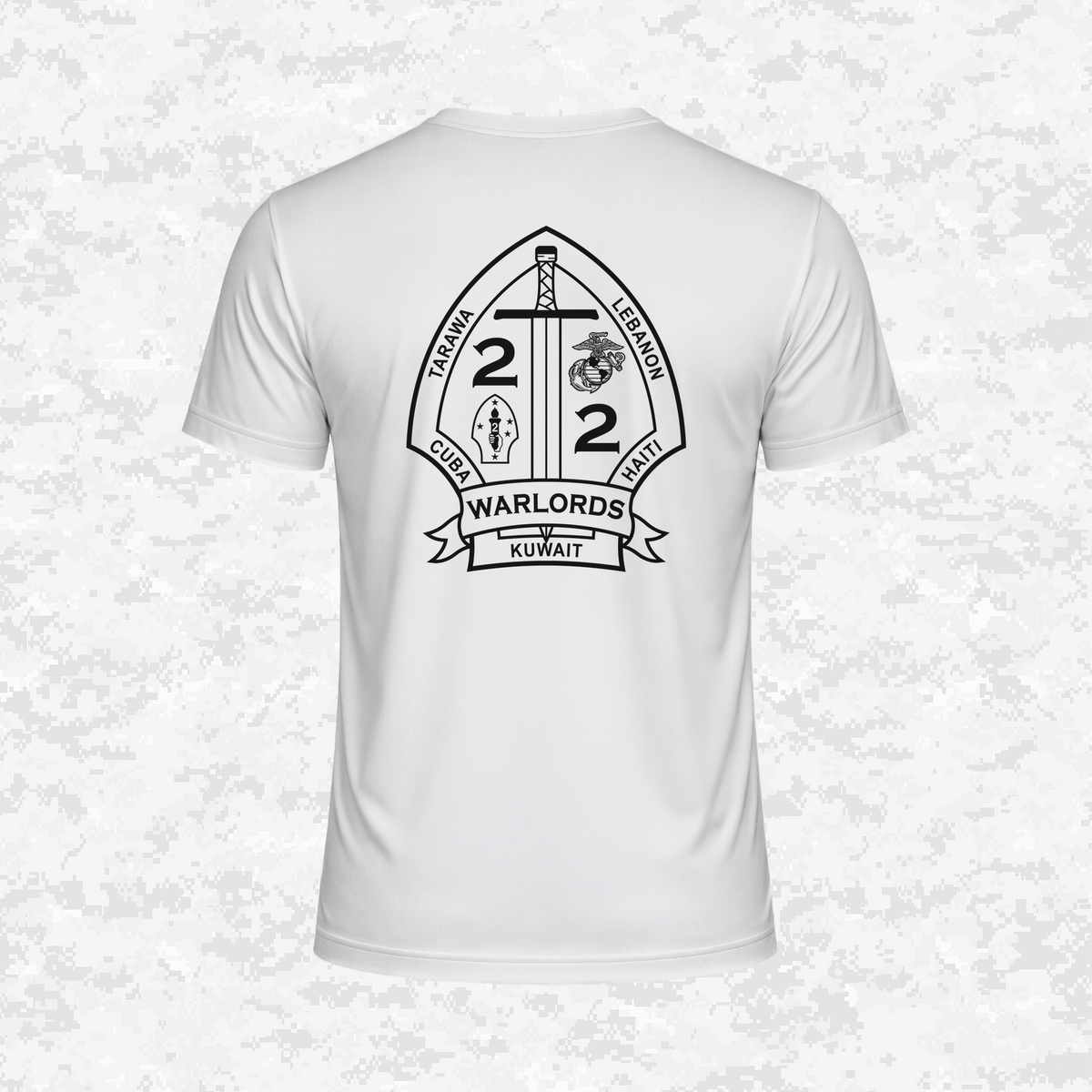 2nd Battalion 2nd Marines Unit "Warlords" Classic Edition #3 | DRIFIT Shirt