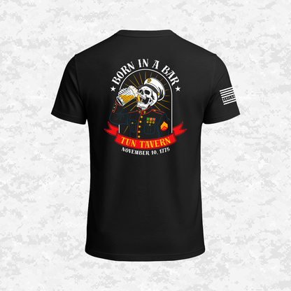 Born in a Bar, Special USMC Ranks Edition, T-Shirt