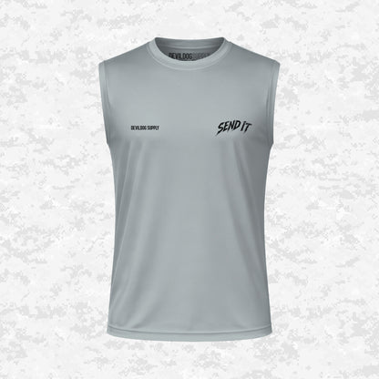 Send It | You Don’t Quit | DRIFIT Sleeveless, Tank, Sleeveless Hoodie