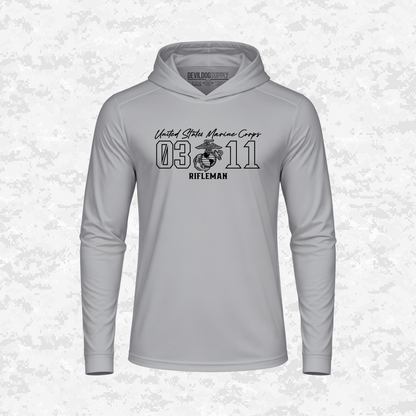 MOS 0311 Rifleman | DRIFIT Long sleeve, Hoodie