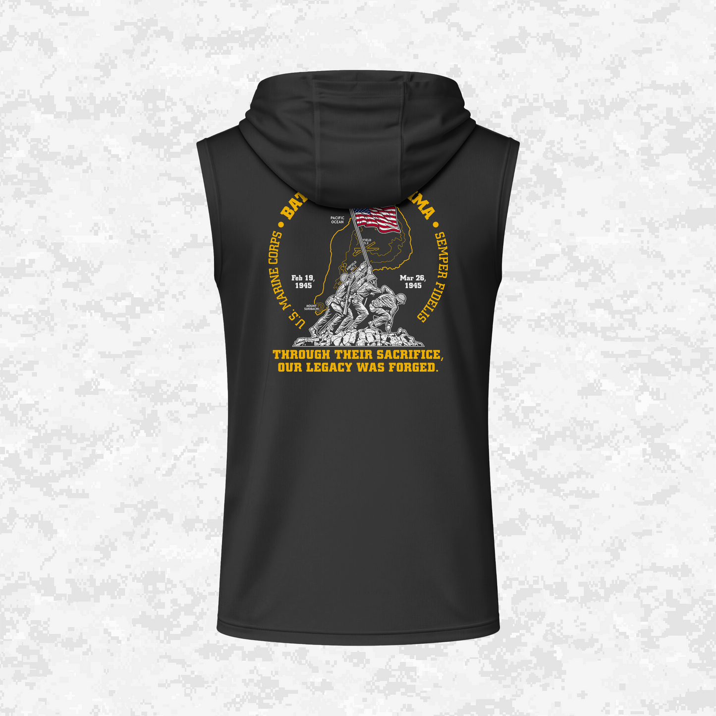 Iwo Jima | Forged Legacy | DRIFIT Sleeveless, Tank, Sleeveless Hoodie