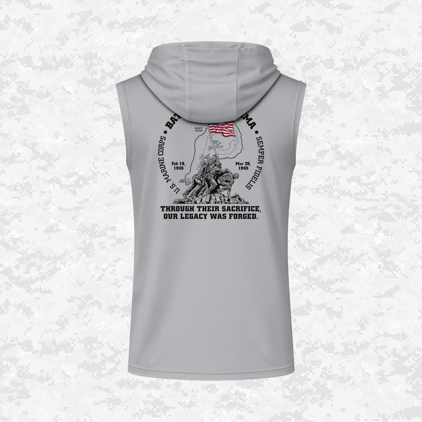 Iwo Jima | Forged Legacy | DRIFIT Sleeveless, Tank, Sleeveless Hoodie