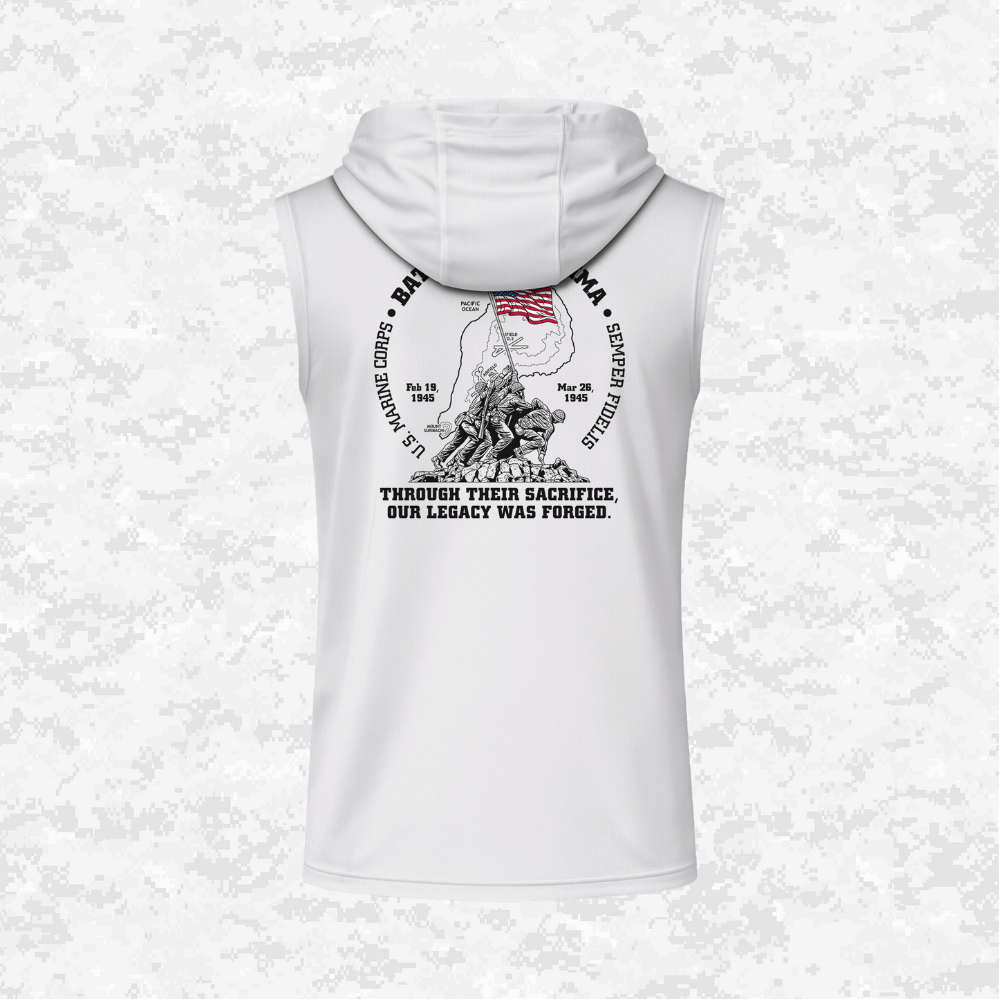 Iwo Jima | Forged Legacy | DRIFIT Sleeveless, Tank, Sleeveless Hoodie