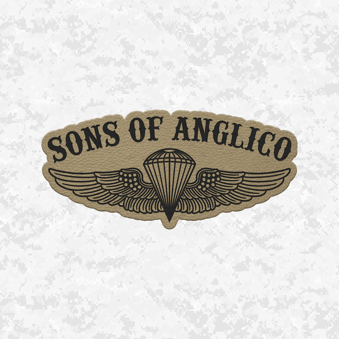 Sons of ANGLICO | Leather Patch | Velcro Backed