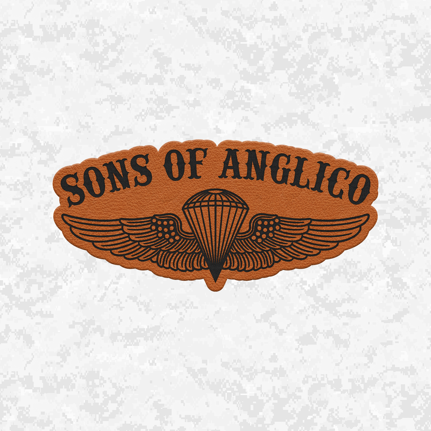 Sons of ANGLICO | Leather Patch | Velcro Backed